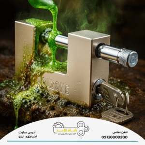 قفل کتابیی ضد اسید